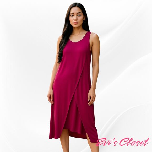 Soho New York Company Jeans Cover Up Front Split Dress Sz XL - Picture 1 of 8